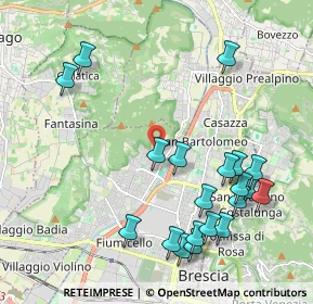 Mappa Via del Molino, 25127 Brescia BS, Italia (2.341)