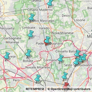 Mappa Via Siena, 20037 Paderno Dugnano MI, Italia (6.853)