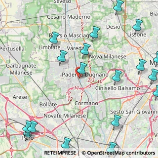 Mappa Via Siena, 20037 Paderno Dugnano MI, Italia (6.6045)
