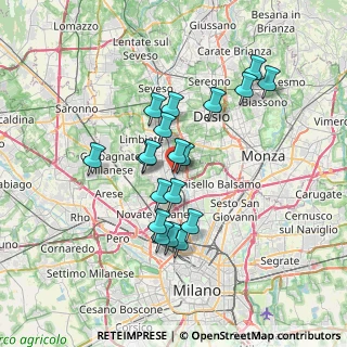 Mappa Via Siena, 20037 Paderno Dugnano MI, Italia (5.95158)