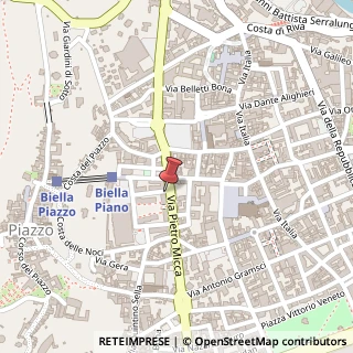 Mappa Via Pietro Micca, 31, 13900 Biella, Biella (Piemonte)