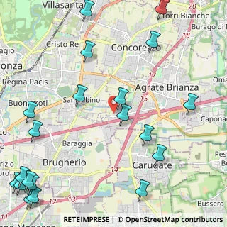Mappa Via Euclide, 20864 Agrate Brianza MB, Italia (3.2225)