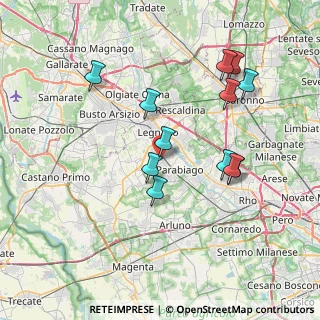 Mappa Via Garibaldi, 20039 Canegrate MI, Italia (7.26333)