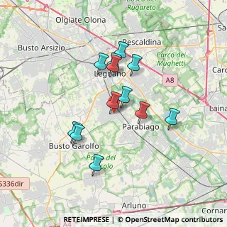 Mappa Via Garibaldi, 20039 Canegrate MI, Italia (2.97167)