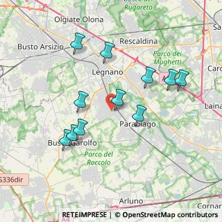Mappa Via Garibaldi, 20039 Canegrate MI, Italia (3.60182)