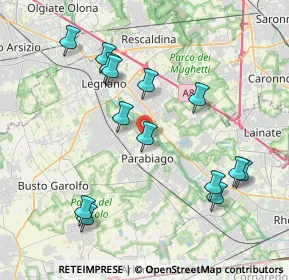 Mappa Via Vincenzo Gioberti, 20015 Parabiago MI, Italia (4.125)