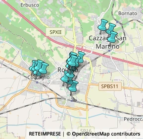 Mappa Via Rossi Gian Maria, 25038 Rovato BS, Italia (1.161)