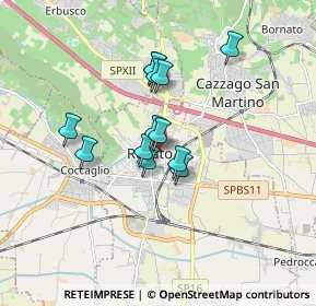 Mappa Via Rossi Gian Maria, 25038 Rovato BS, Italia (1.26615)