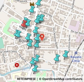 Mappa Via Rossi Gian Maria, 25038 Rovato BS, Italia (0.247)