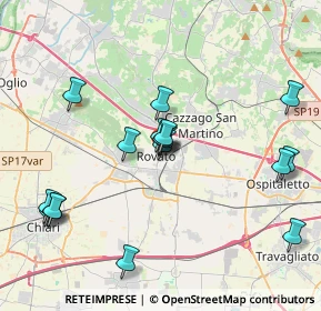 Mappa Via Rossi Gian Maria, 25038 Rovato BS, Italia (3.95765)