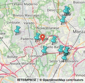 Mappa Via Tomaso Albinoni, 20037 Paderno Dugnano MI, Italia (4.21091)