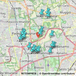 Mappa Via Tomaso Albinoni, 20037 Paderno Dugnano MI, Italia (1.79842)
