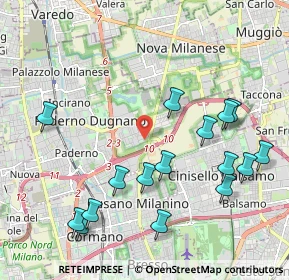 Mappa Via Tomaso Albinoni, 20037 Paderno Dugnano MI, Italia (2.31313)