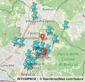 Mappa Piazzale Vivanti, 25133 Brescia BS, Italia (1.8755)