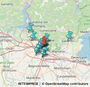 Mappa Piazzale Vivanti, 25133 Brescia BS, Italia (7.33533)