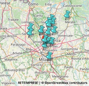 Mappa Via Antonio Stradivari, 20037 Paderno Dugnano MI, Italia (8.55118)