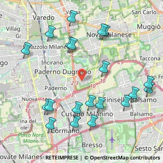 Mappa Via Antonio Stradivari, 20037 Paderno Dugnano MI, Italia (2.484)