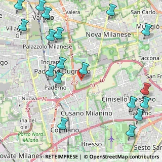 Mappa Via Antonio Stradivari, 20037 Paderno Dugnano MI, Italia (3.03222)