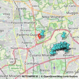 Mappa Via Gioacchino Rossini, 20037 Paderno Dugnano MI, Italia (2.455)