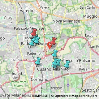 Mappa Via Antonio Stradivari, 20037 Paderno Dugnano MI, Italia (1.54583)