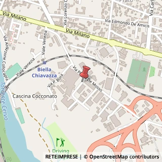 Mappa Via Cocconato, 4/a, 13900 Biella, Biella (Piemonte)