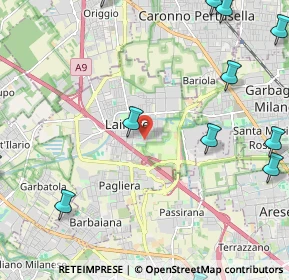 Mappa Via Don G. Bollini, 20045 Lainate MI, Italia (3.2575)