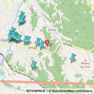 Mappa Via Borgata, 13836 Cossato BI, Italia (1.383)