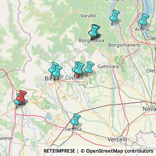 Mappa Via Borgata, 13836 Cossato BI, Italia (18.07)