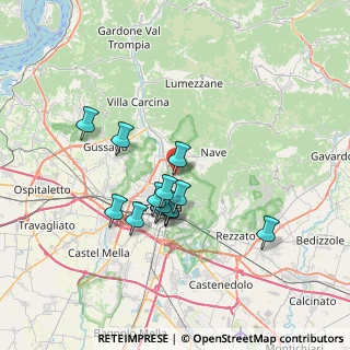 Mappa Via Ambaraga, 25065 Brescia BS, Italia (5.83154)