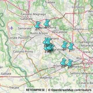 Mappa Via Tommaso Bertarelli, 20020 Villa Cortese MI, Italia (5.04333)