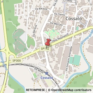 Mappa Via Giuseppe Mazzini, 4, 13836 Cossato, Biella (Piemonte)
