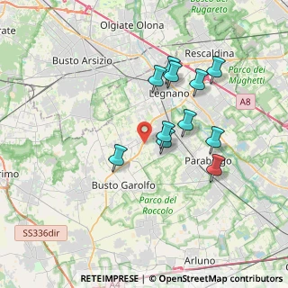 Mappa Via Albert Einstein, 20020 Villa Cortese MI, Italia (3.21091)