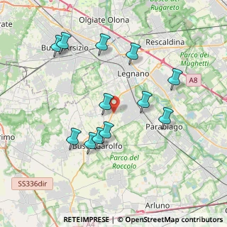 Mappa Via Albert Einstein, 20020 Villa Cortese MI, Italia (3.78083)