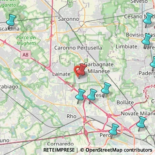 Mappa Via Juan Manuel Fangio, 20045 Lainate MI, Italia (6.51182)