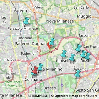 Mappa Via Erba, 20037 Paderno Dugnano MI, Italia (2.41727)