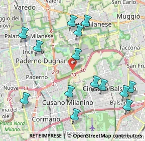 Mappa Via Erba, 20037 Paderno Dugnano MI, Italia (2.355)