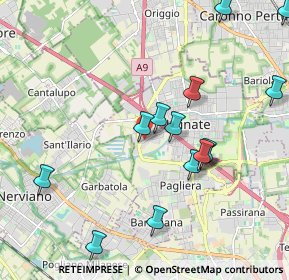 Mappa Via Varese, 20045 Lainate MI, Italia (2.18714)