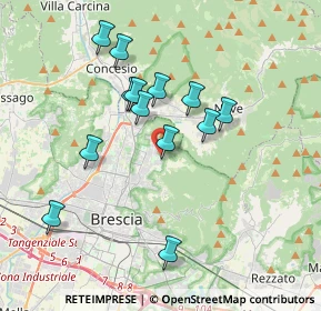 Mappa Via Prima, 25133 Brescia BS, Italia (3.33)