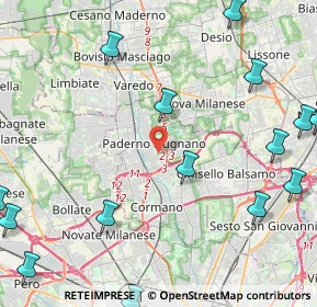 Mappa Via Cartesio, 20037 Paderno Dugnano MI, Italia (6.355)