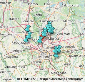 Mappa Via Cartesio, 20037 Paderno Dugnano MI, Italia (9.09231)