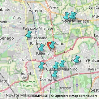Mappa Via Cartesio, 20037 Paderno Dugnano MI, Italia (2.11091)
