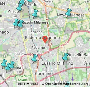 Mappa Via Cartesio, 20037 Paderno Dugnano MI, Italia (3.27769)