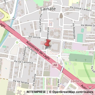 Mappa Viale Rimembranze, 58, 20020 Lainate, Milano (Lombardia)
