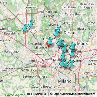 Mappa Via Alcide De Gasperi, 20030 Senago MI, Italia (6.788)
