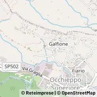 Kaart Occhieppo Superiore
