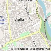 Mapa Biella
