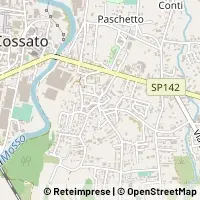 Mapa Cossato