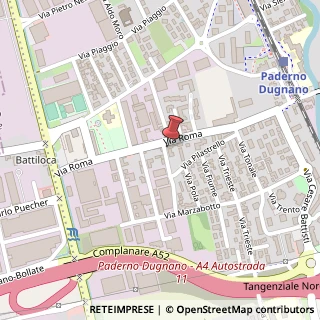 Mappa Via Thomas Alva Edison, 1, 20037 Paderno Dugnano, Milano (Lombardia)