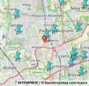 Mappa Via Thomas Alva Edison, 20037 Cormano MI, Italia (3.3115)
