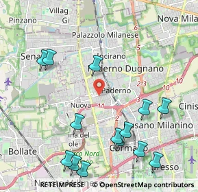 Mappa Via Thomas Alva Edison, 20037 Paderno Dugnano MI, Italia (2.51143)